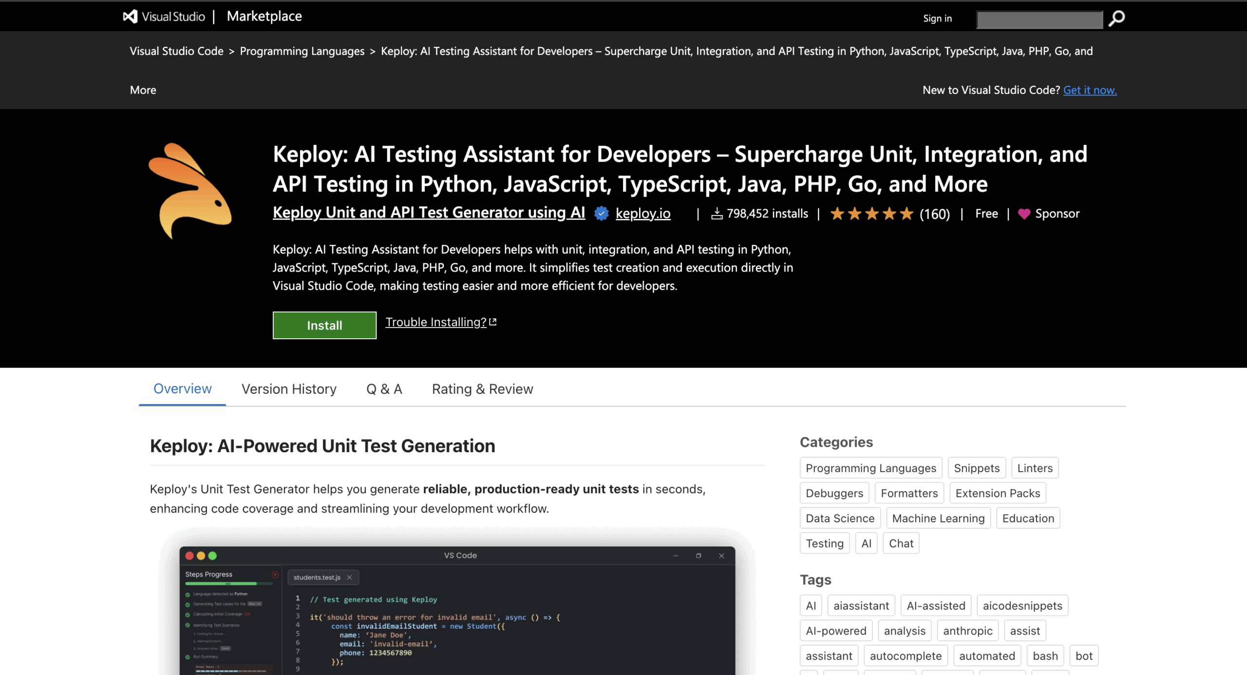 Vscode extension