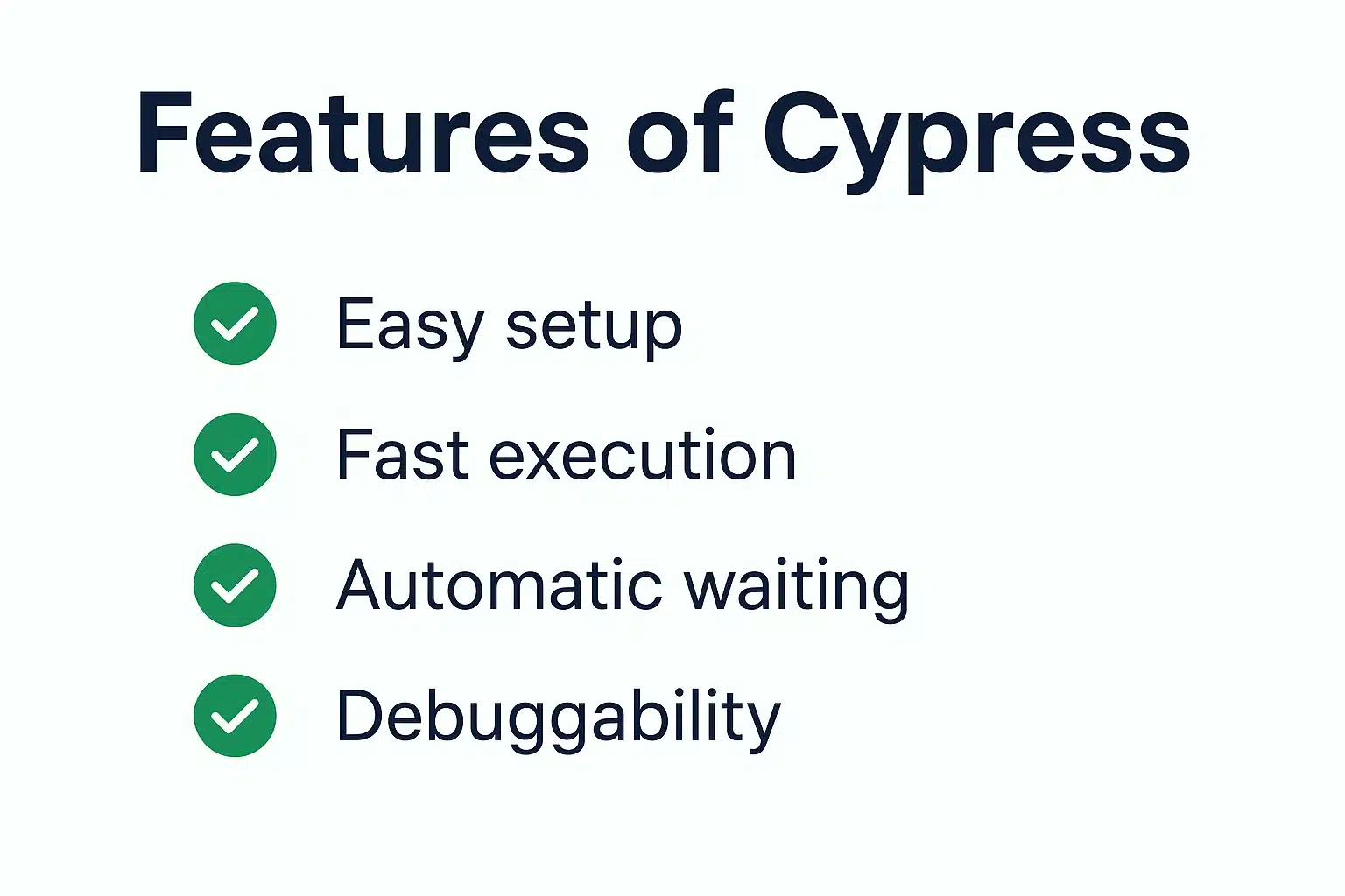 Features of Cypress