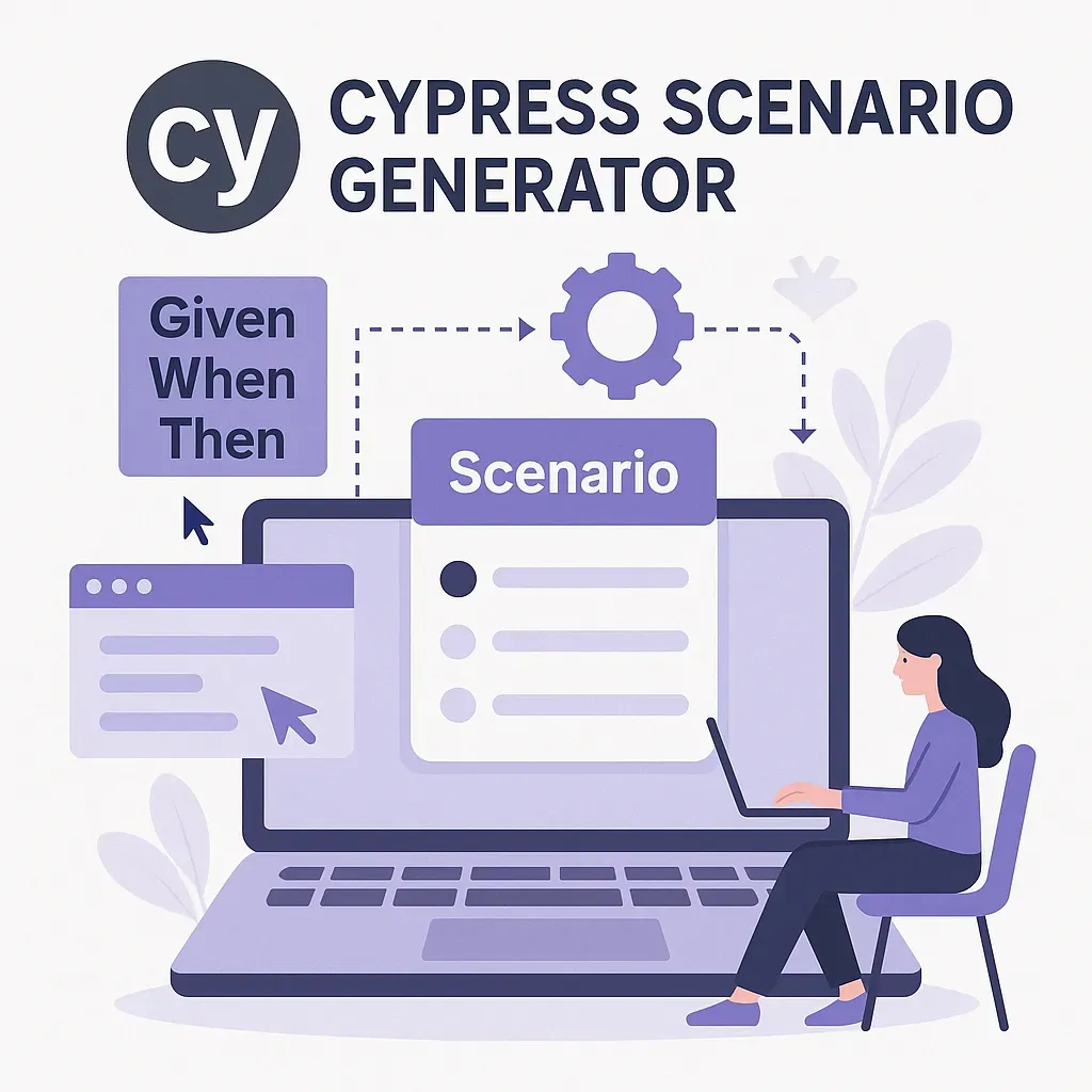 Cypress scenario generator tool