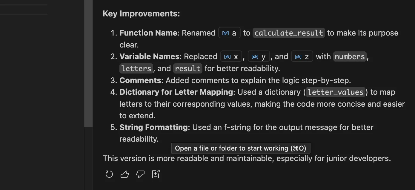 Github copilot improvements