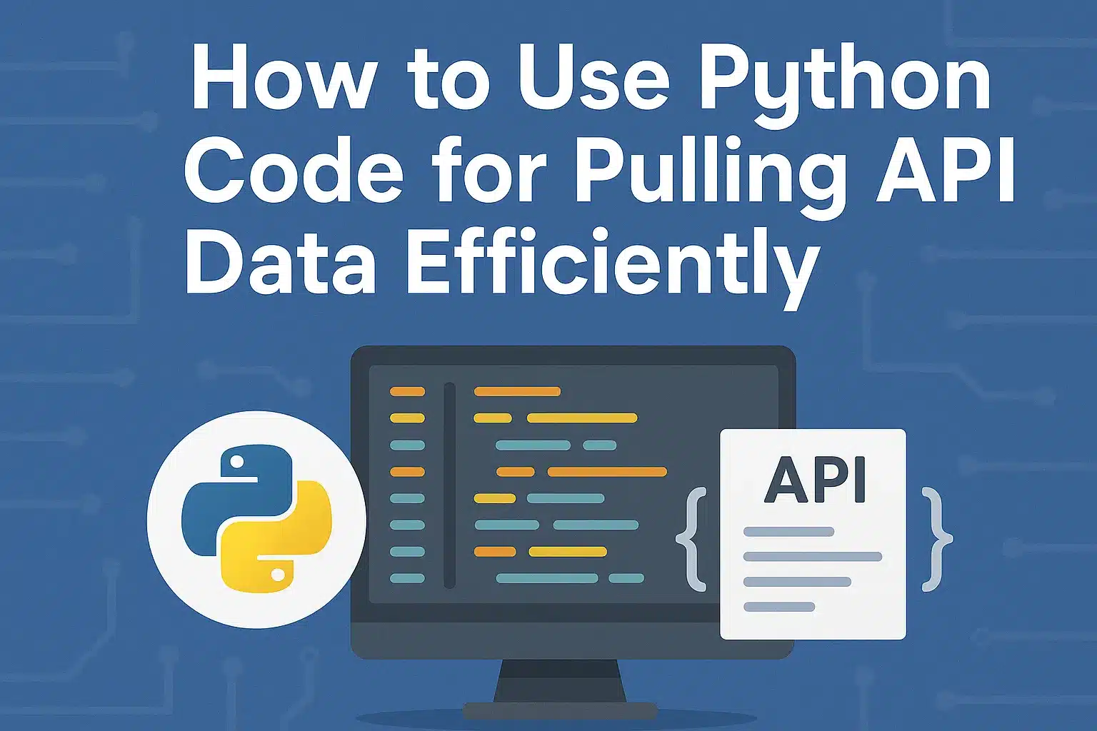 How to Use Python Code for Pulling API Data Efficiently