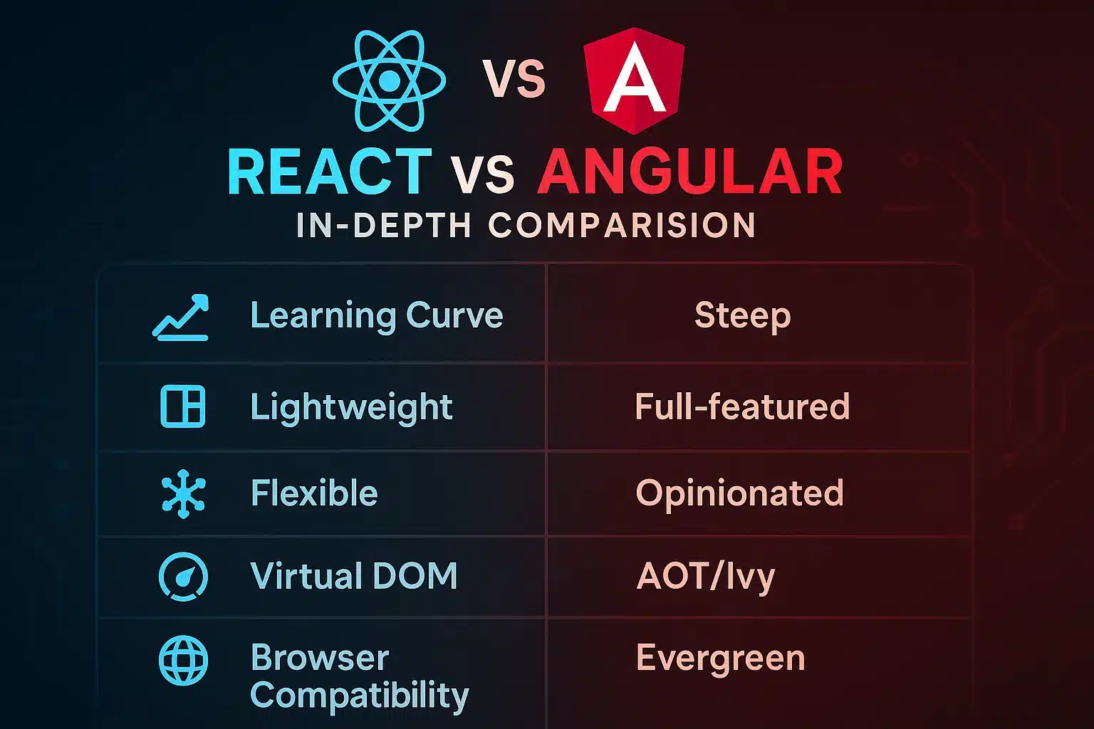 React vs Angular
