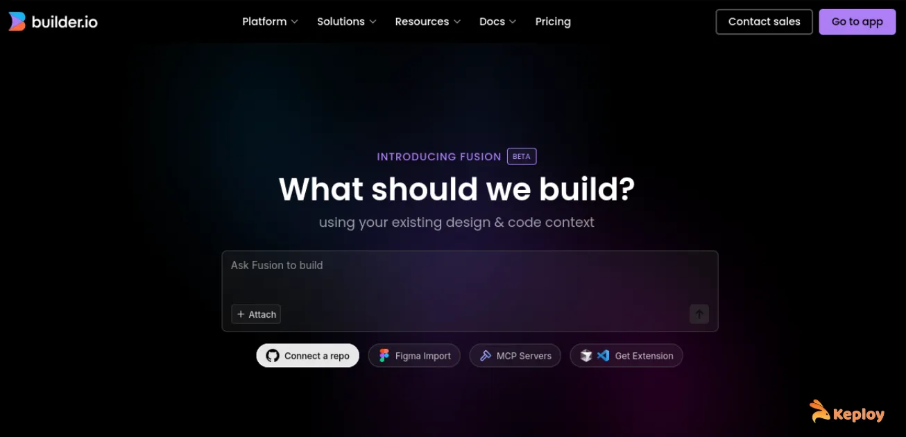 builder io ai for coding
