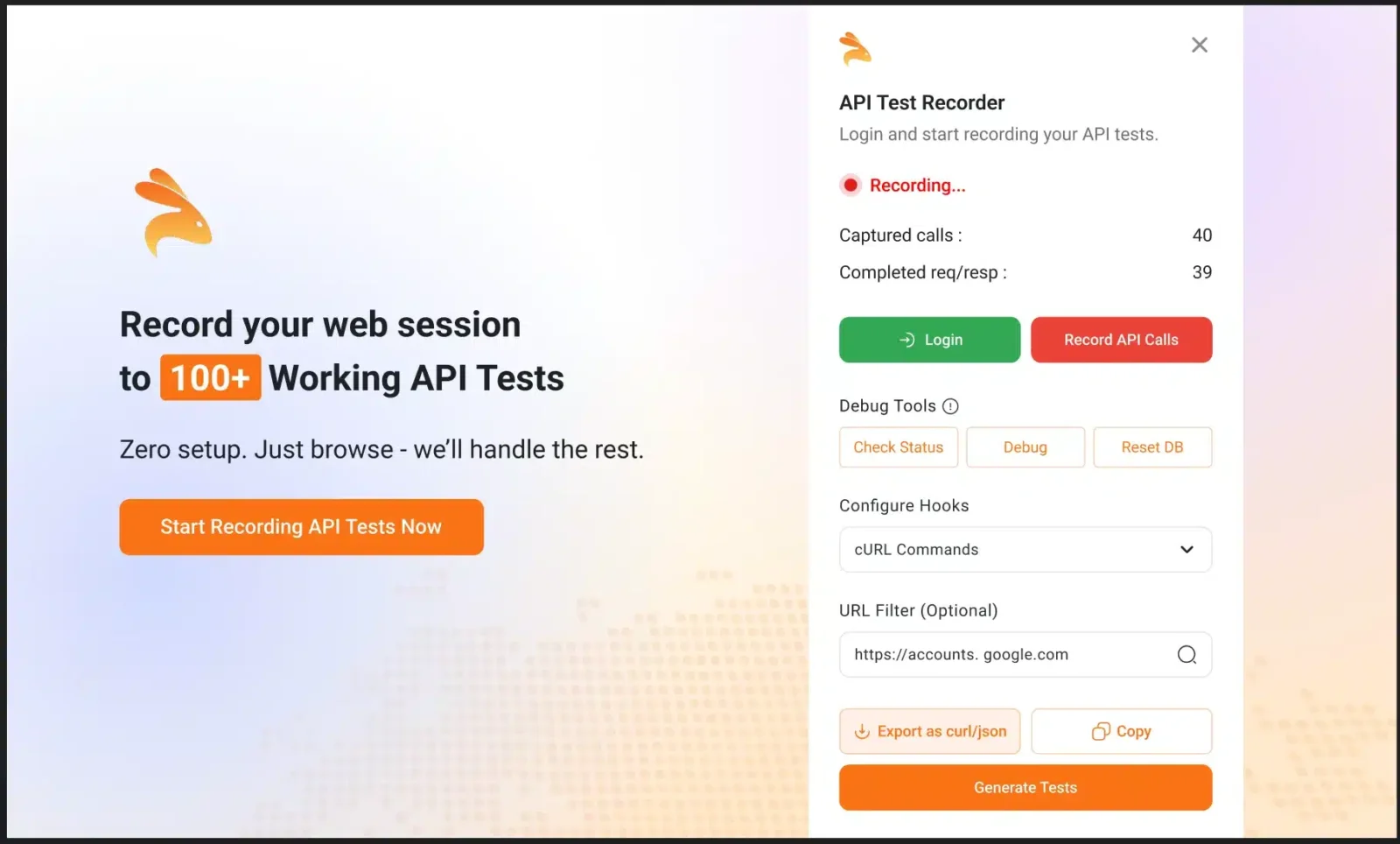 keploy chrome web extension