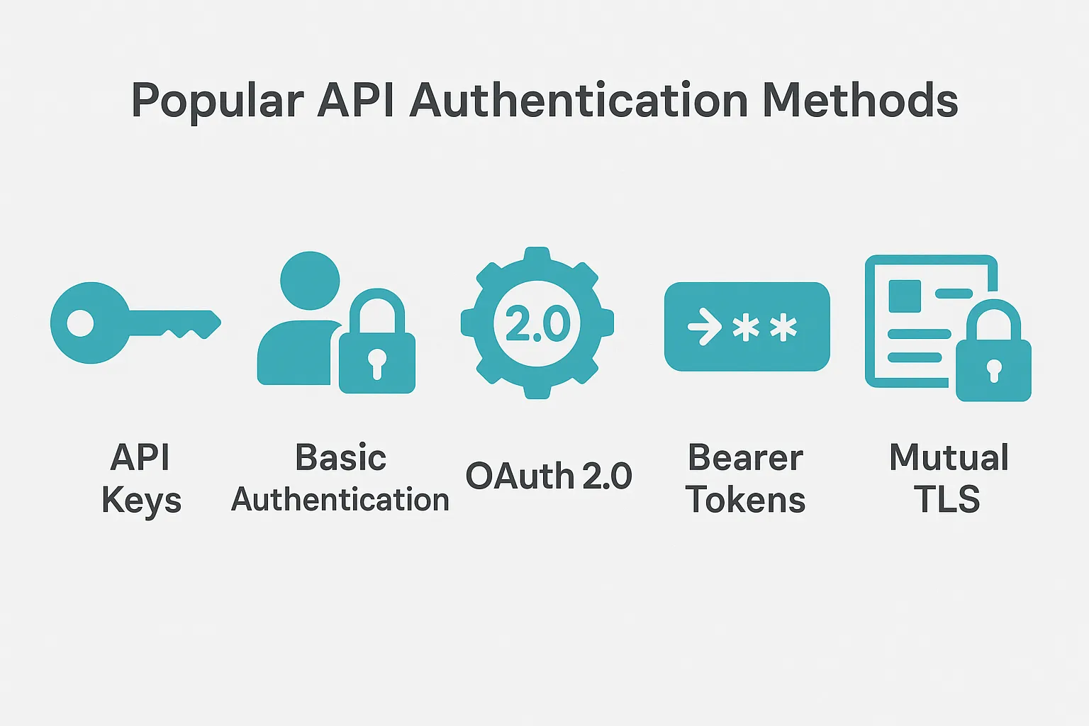 5 Popular API Authentication Methods