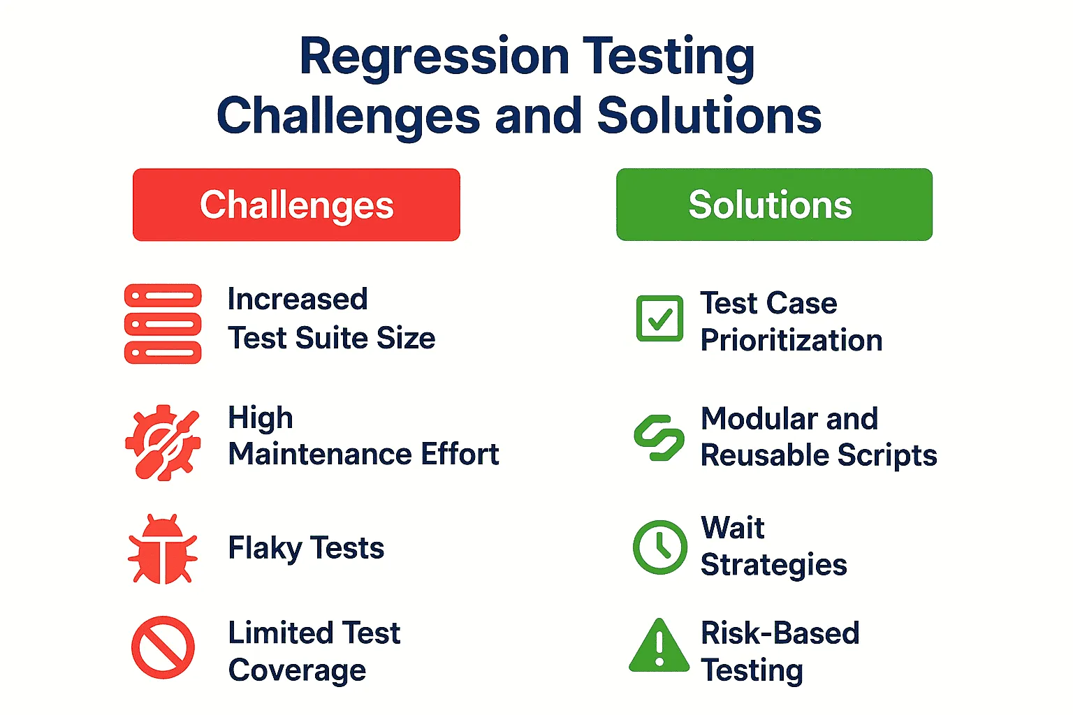 regression testing challenges solutions
