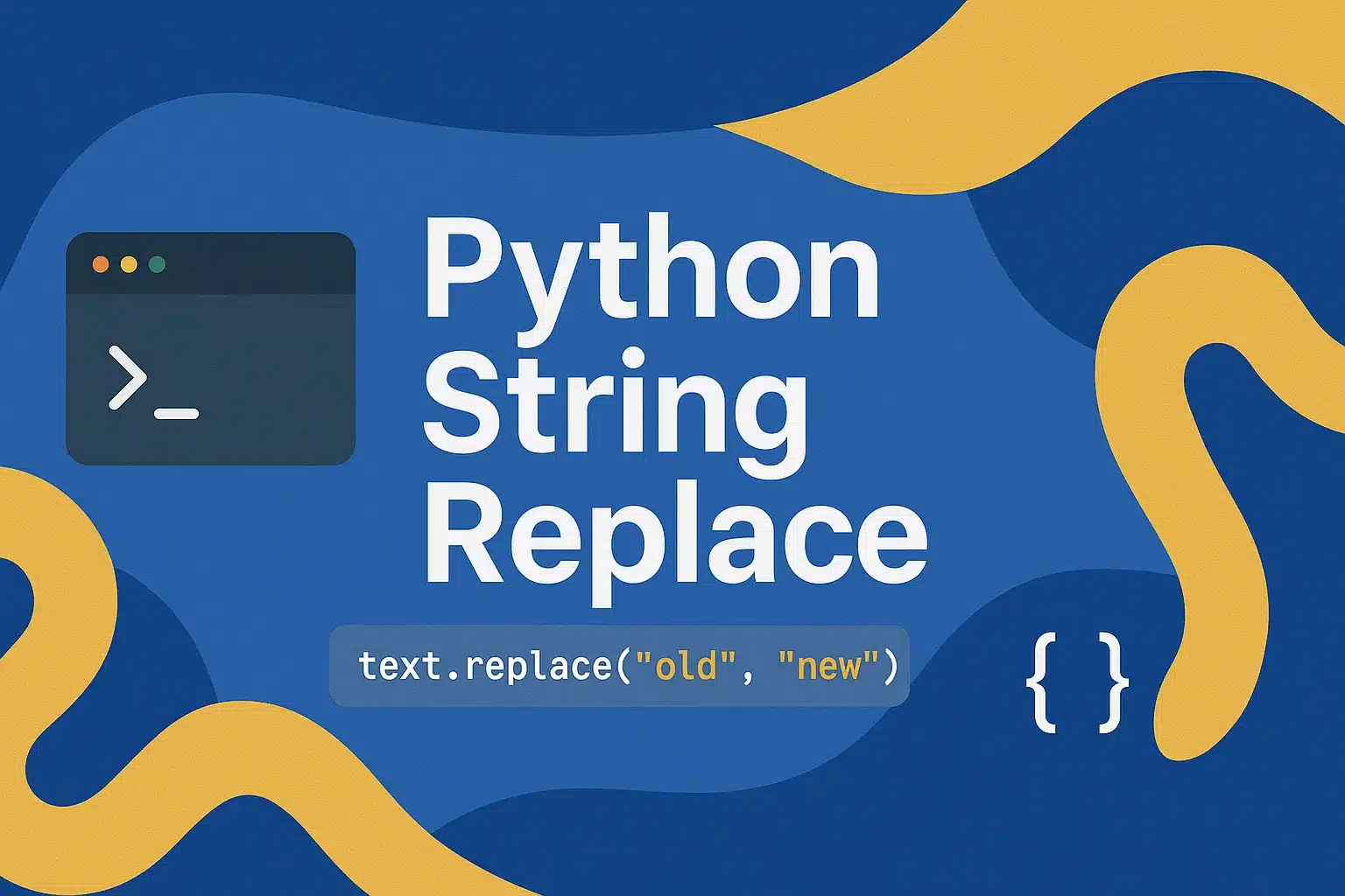 How to Replace Strings in Python