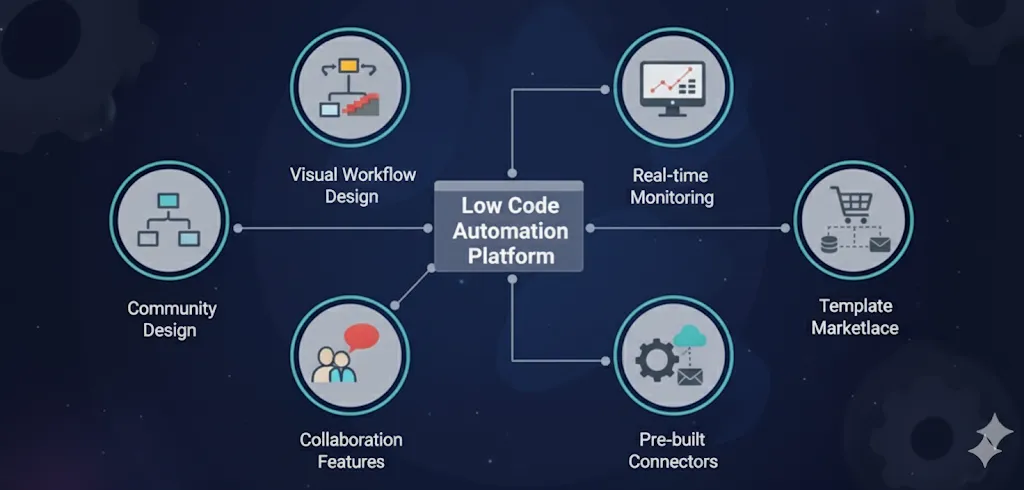 Key features of low code automation