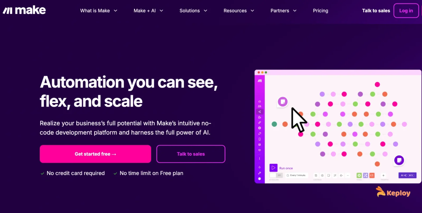 make low code automation
