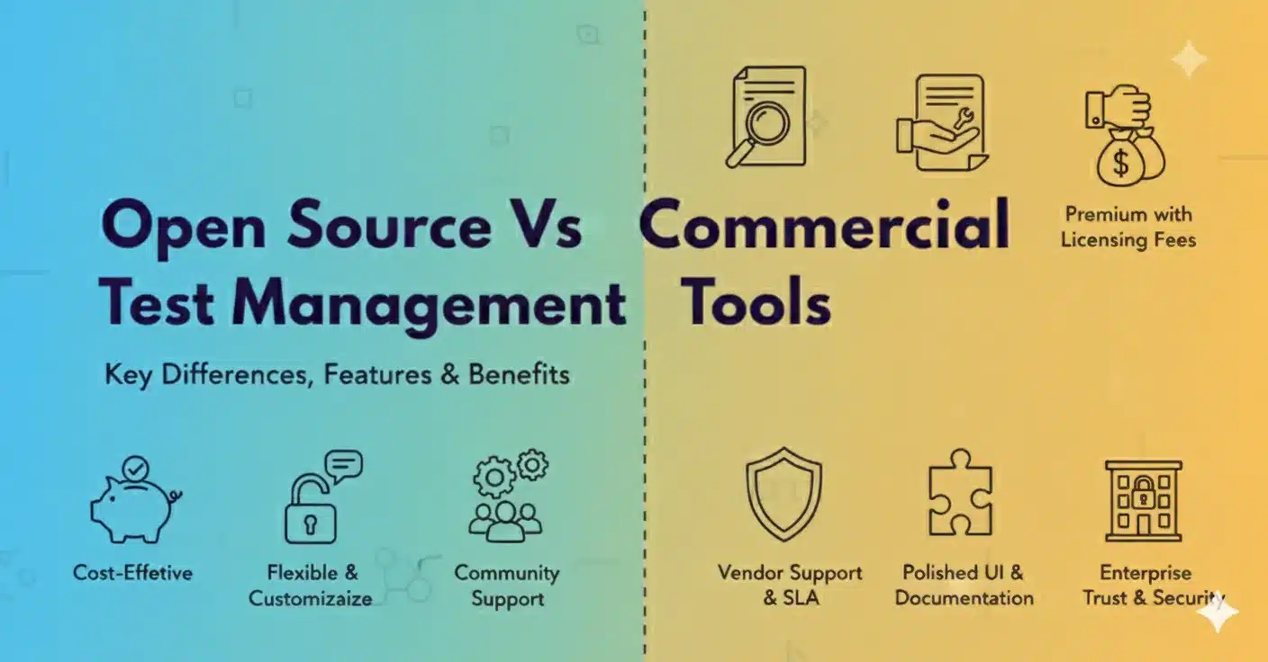 Open source vs commercial tools