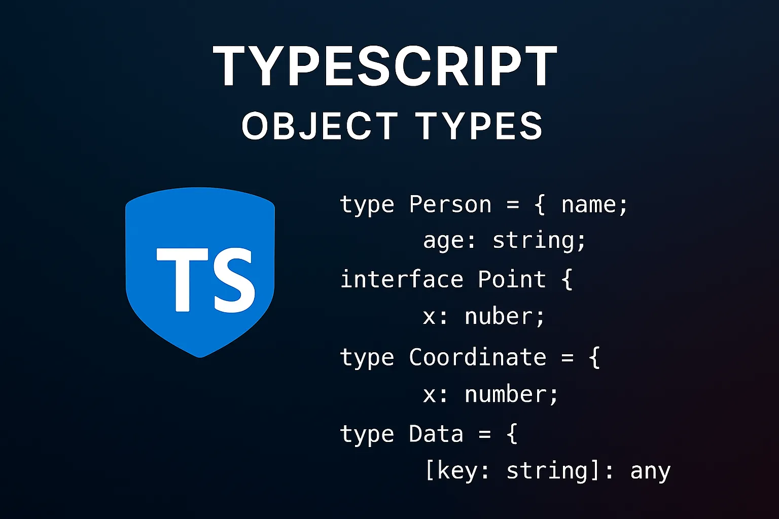 typescript object types