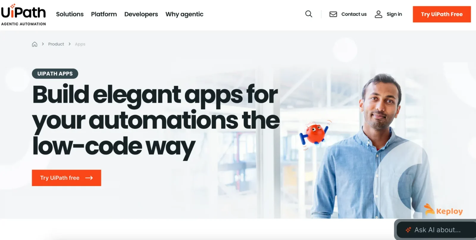Ui path low code automation