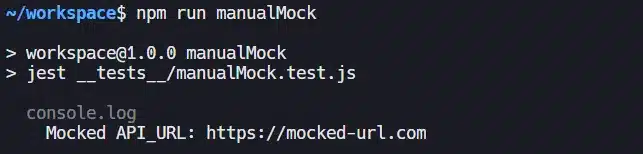 Manual mock url