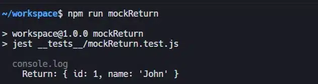 Mock Return