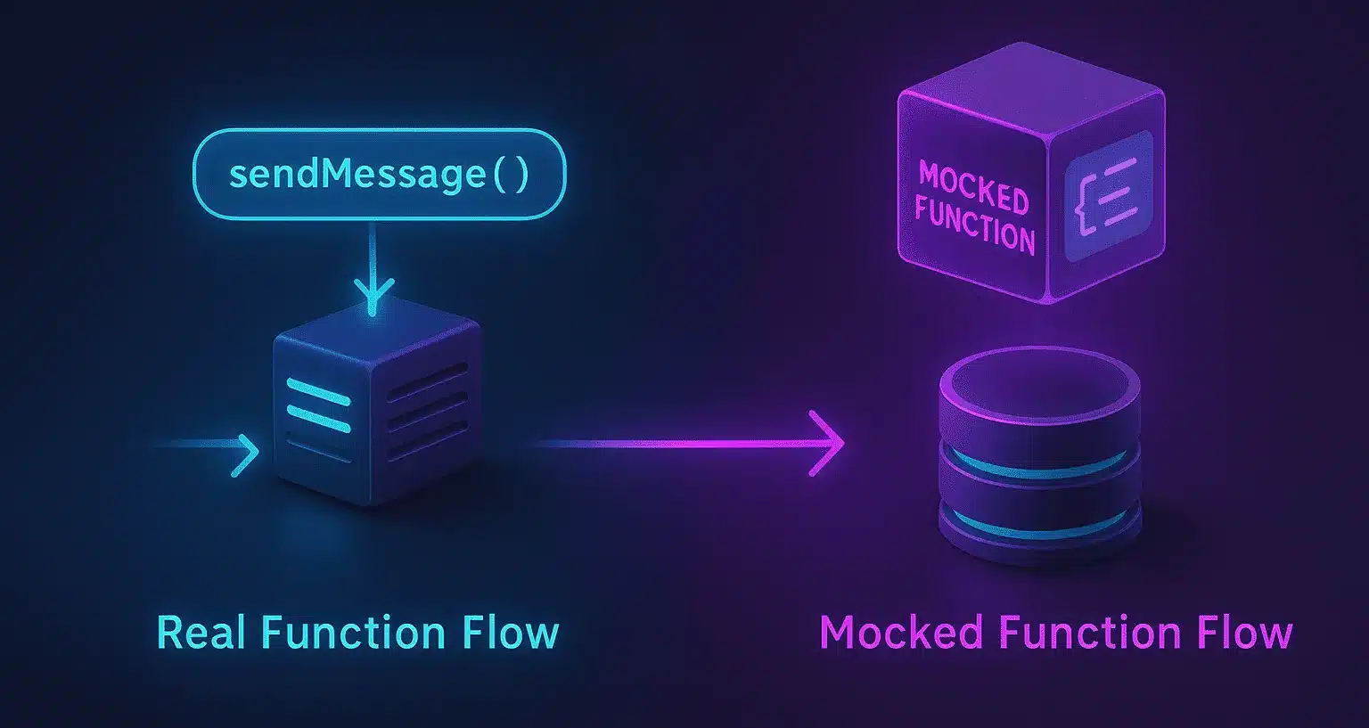 Real vs Mock Function