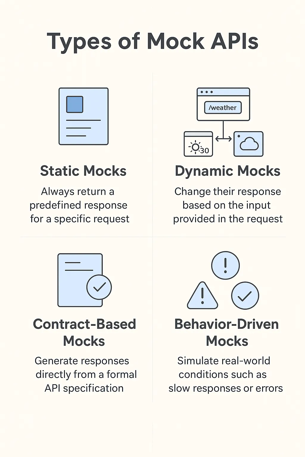 Types of Mock APIs