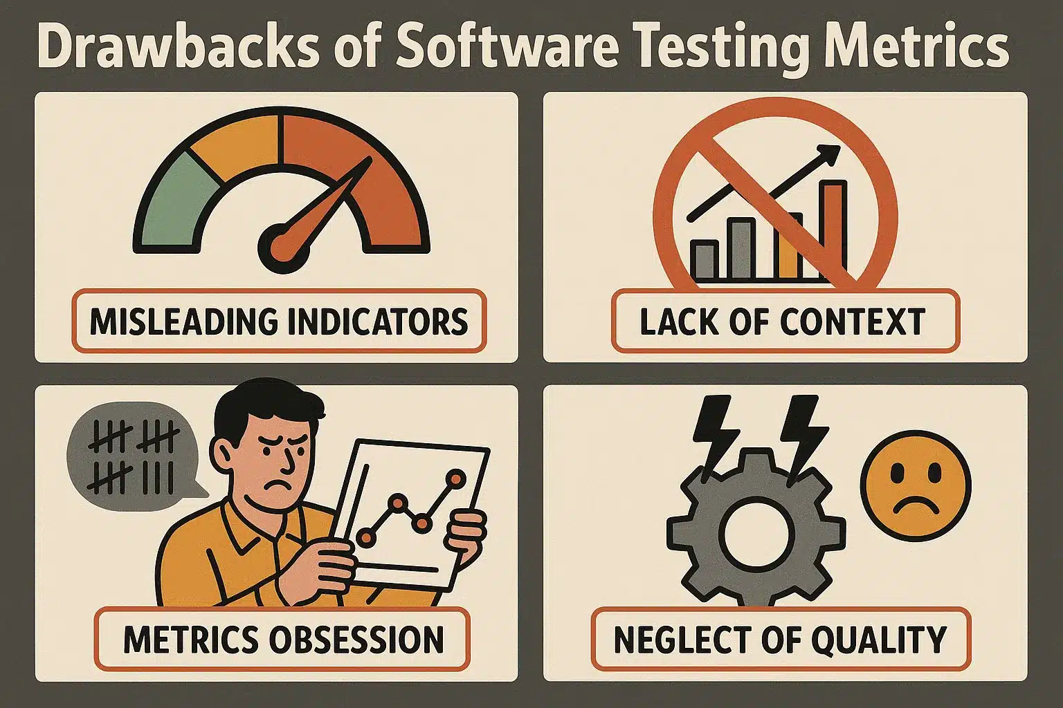 Drawbacks of Software Testing Metrics
