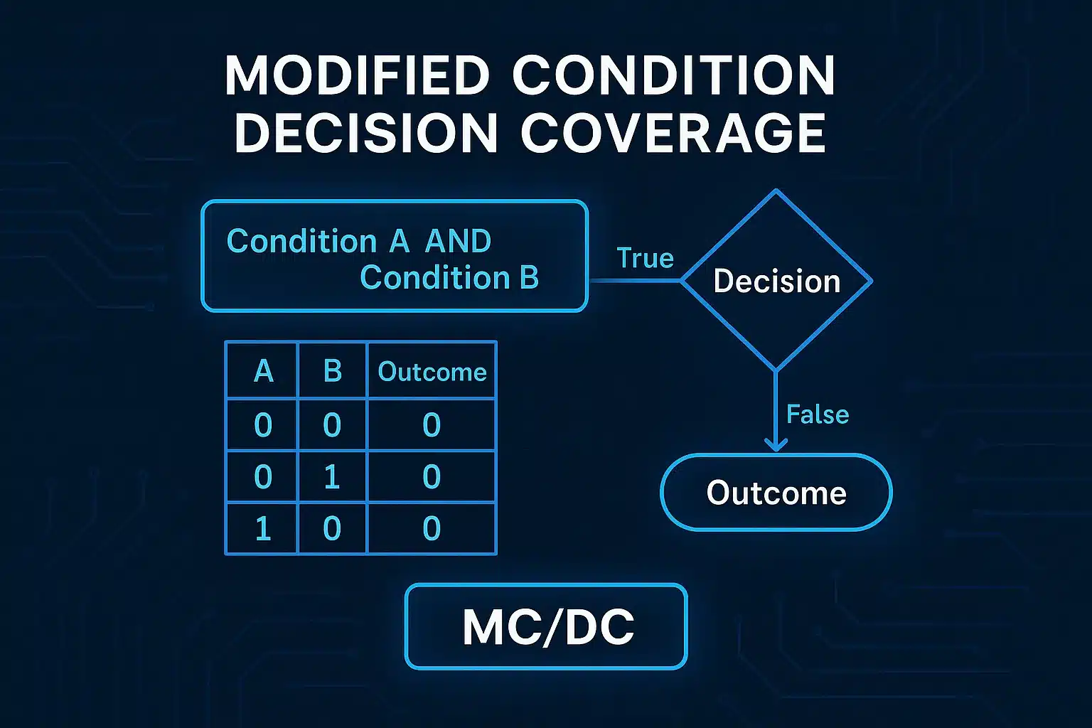Modified Condition Decision Coverage (MC/DC) Explained