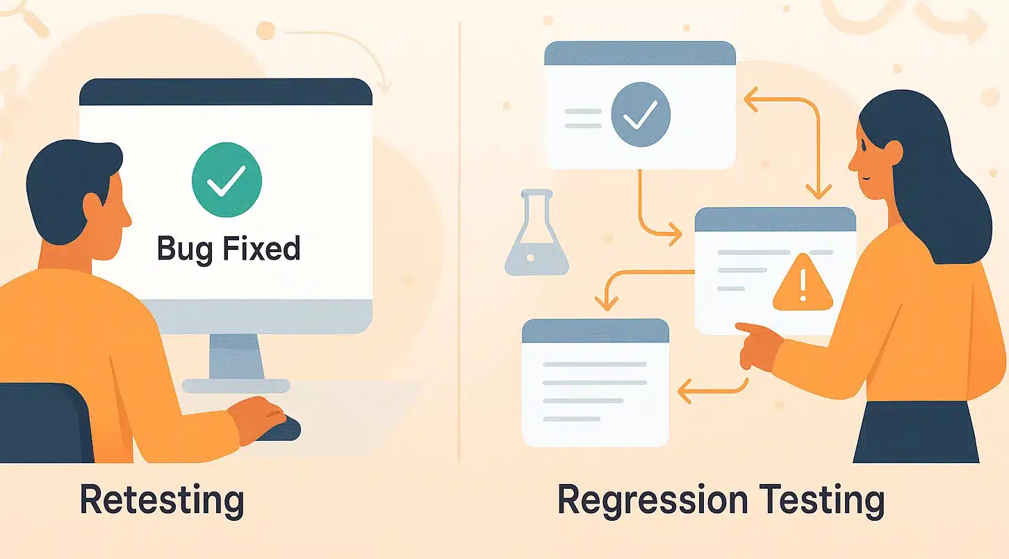 Retesting vs Regression