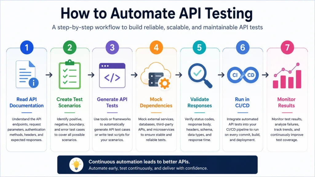 How to automate API testing workflow
