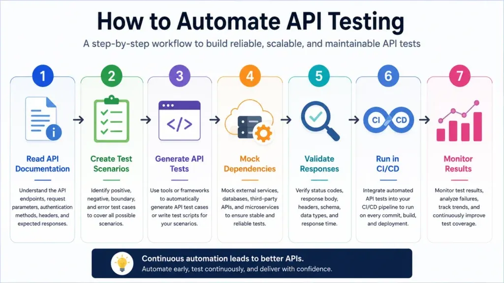 How to automate API testing workflow