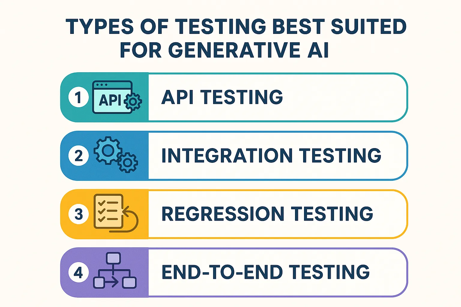 Types of Testing Best Suited for Generative AI