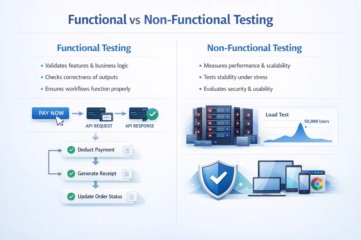 Types of Software Tests Based on Purpose