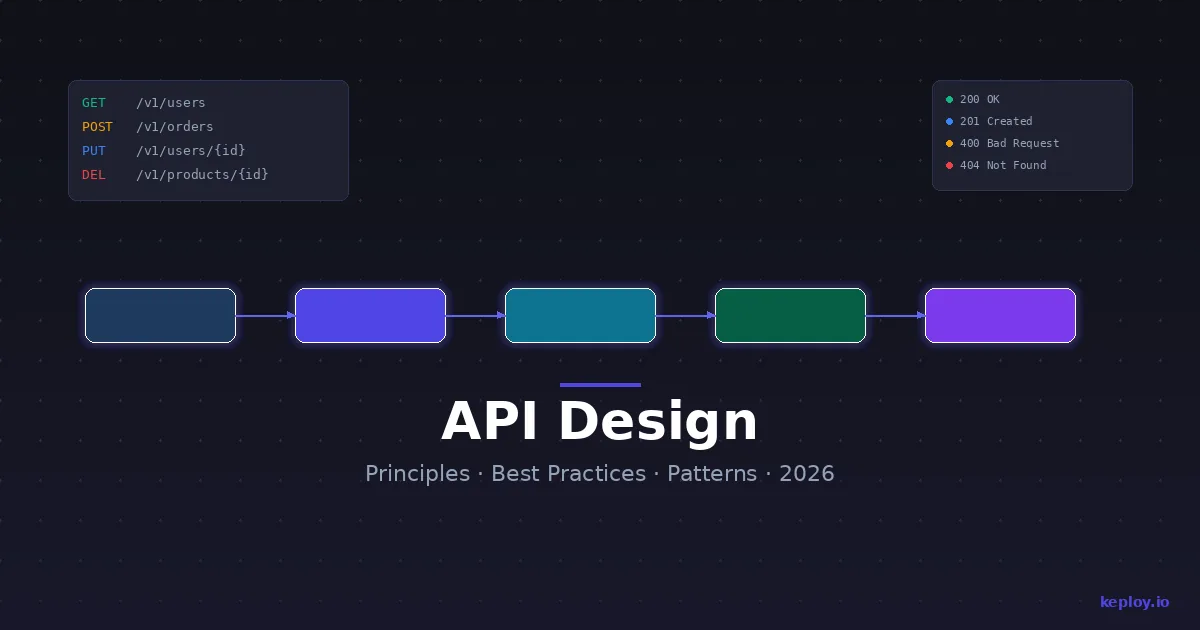 What Is API Design? Principles, Best Practices & Patterns (2026)