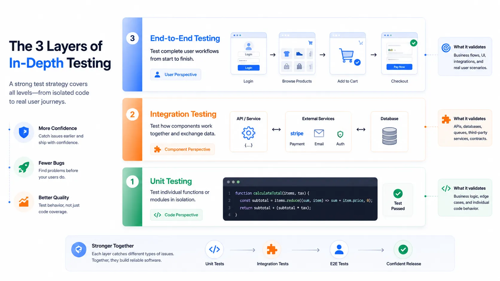 This is the most important framework in the article—visual makes it instantly understandable.