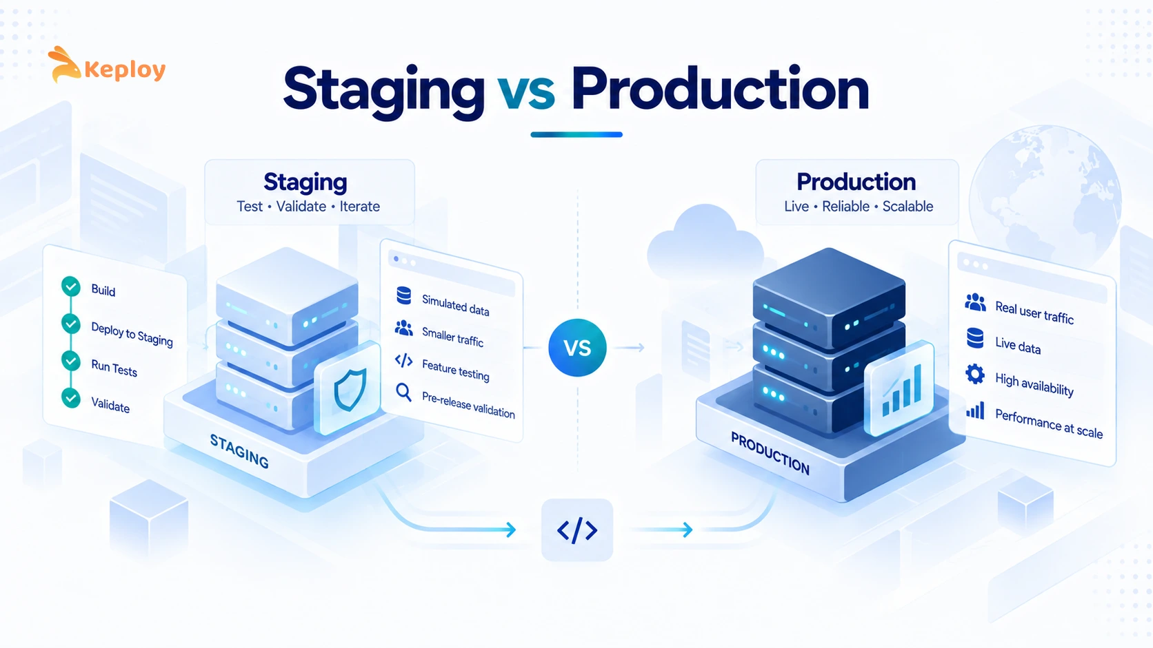 Staging vs. Production: Key Differences Explained