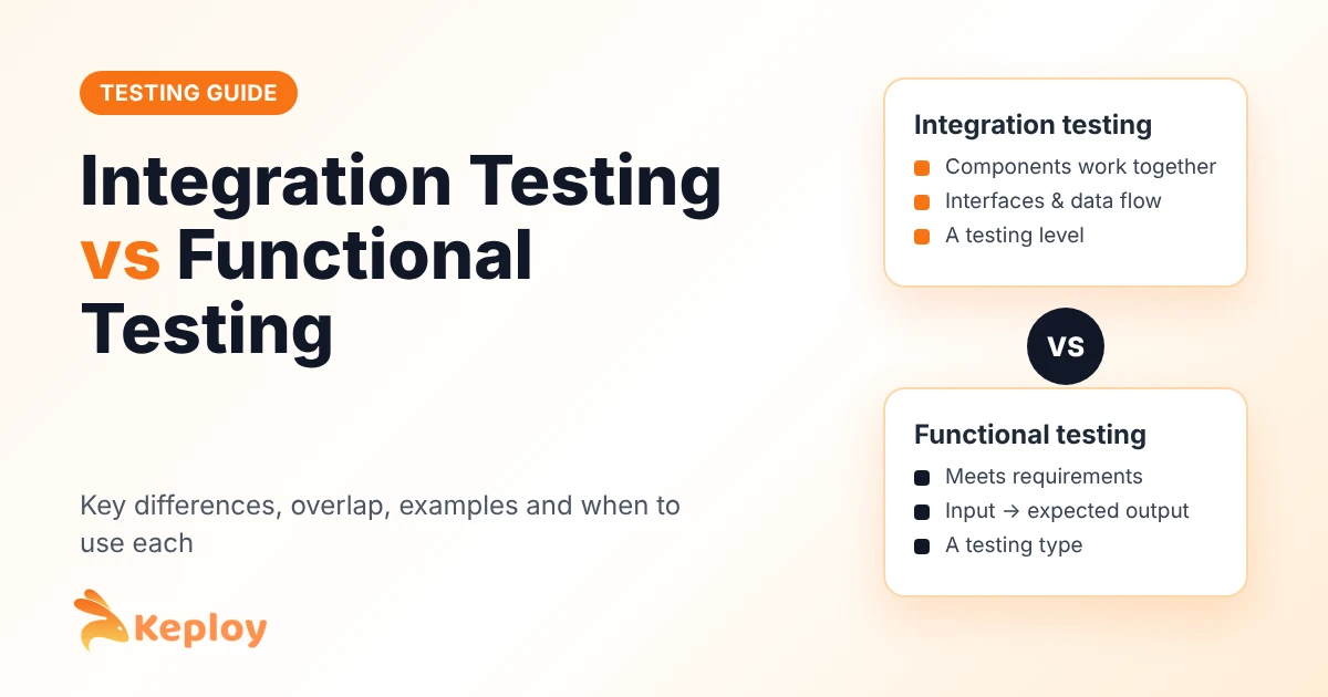 Integration Testing vs Functional Testing: Key Differences